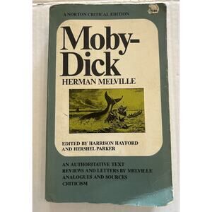 1967 Norton Critical Edition MOBY DICK Herman Melville w/Background Criticism PB